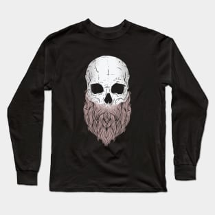 Bearded Skull Long Sleeve T-Shirt